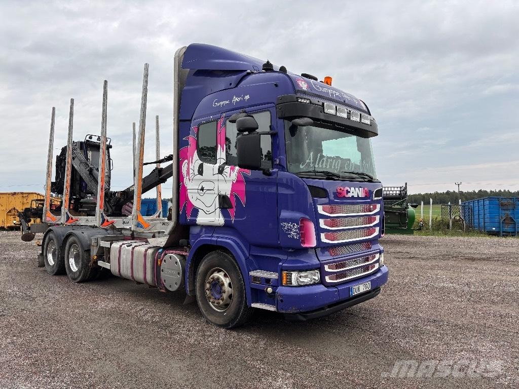 Scania 560. 6x4 Timber trucks