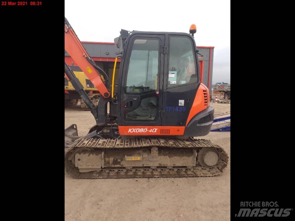 Kubota KX 080-4 Midi excavators  7t - 12t