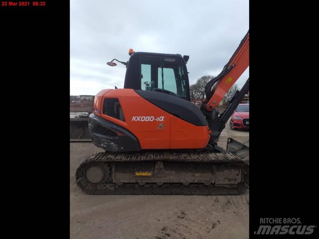Kubota KX 080-4 Midi excavators  7t - 12t