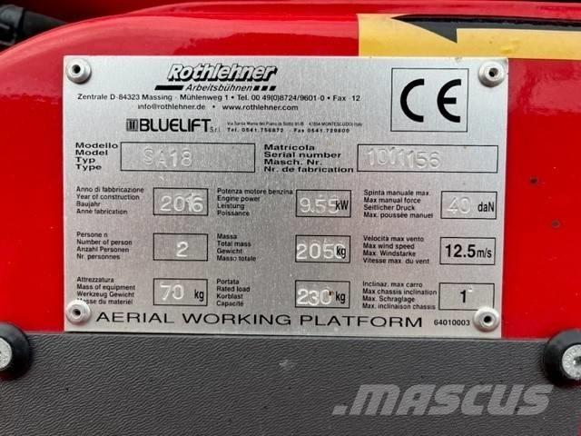 Bluelift SA 18 Compact self-propelled boom lifts