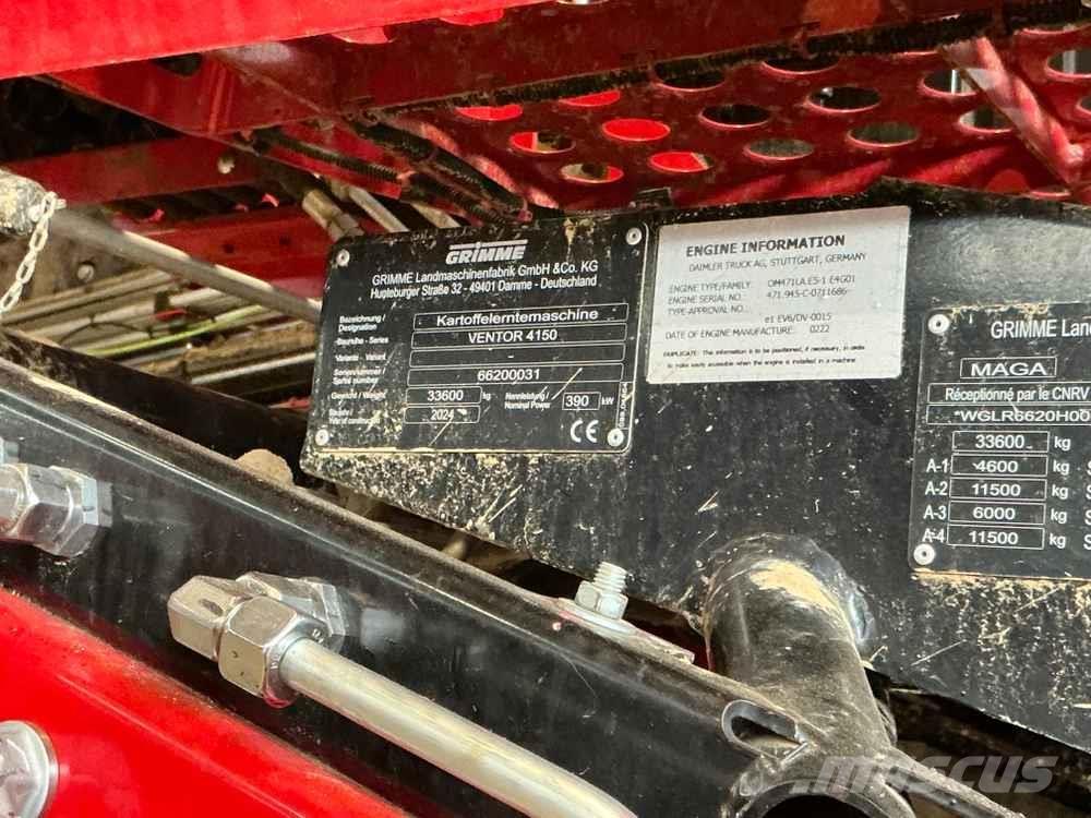 Grimme VENTOR 4150 Potato harvesters and diggers