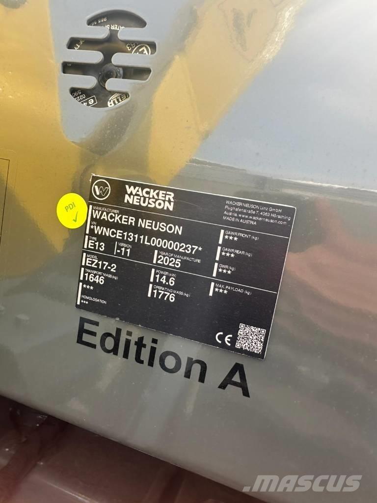 Wacker Neuson EZ 17 Mini excavators < 7t (Mini diggers)