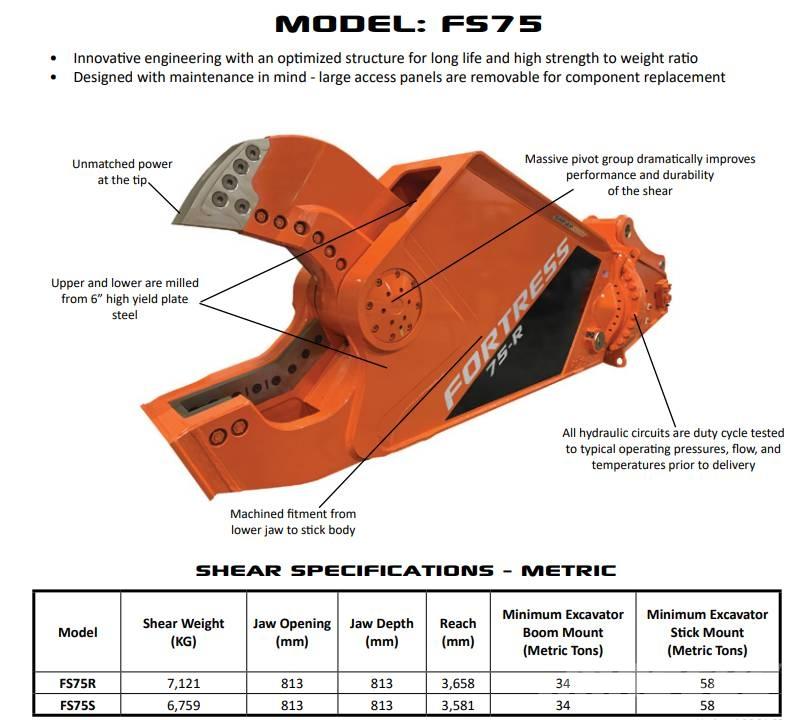  Fortress FS75 Pulveriser  (Demolition Crusher ) 