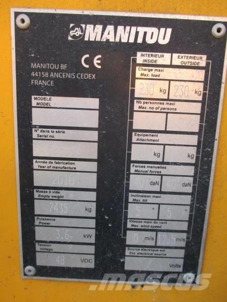 Manitou 170AETJ Articulated boom lifts