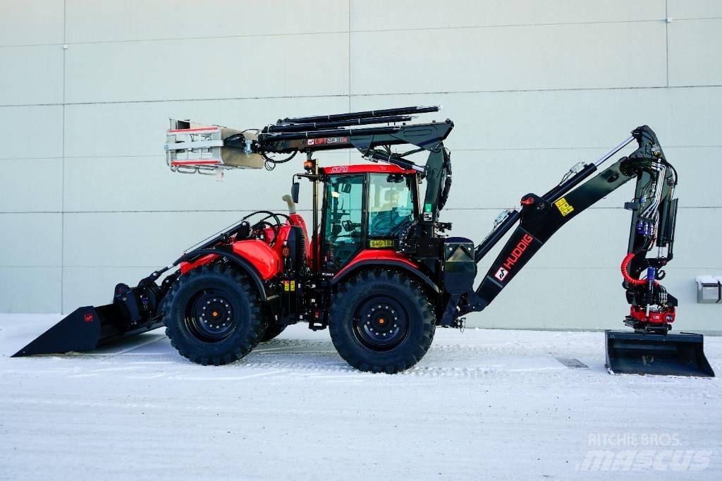 Huddig 1370 CABLE Backhoe loaders