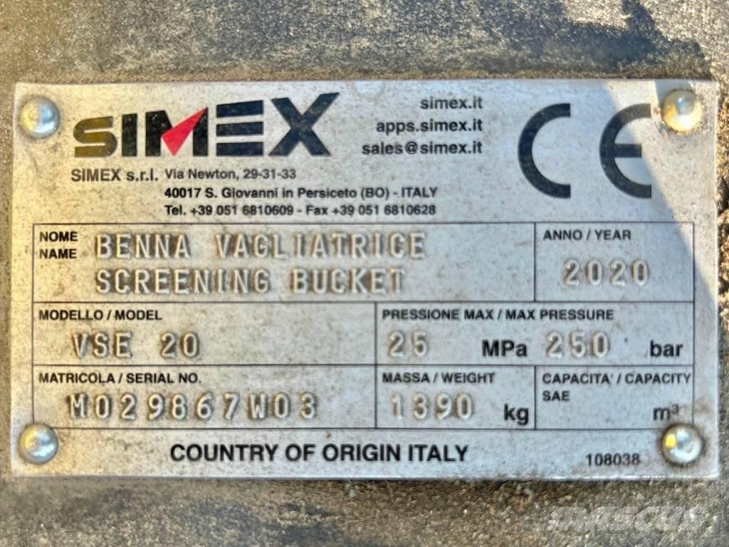 Simex VSE20 Screening buckets