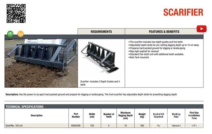 Bobcat Scarifier Groundcare - Others