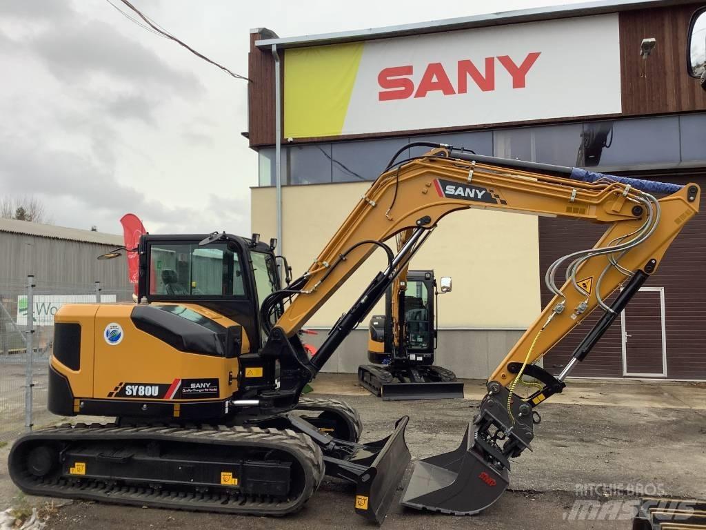 Sany SY80U Midi excavators  7t - 12t