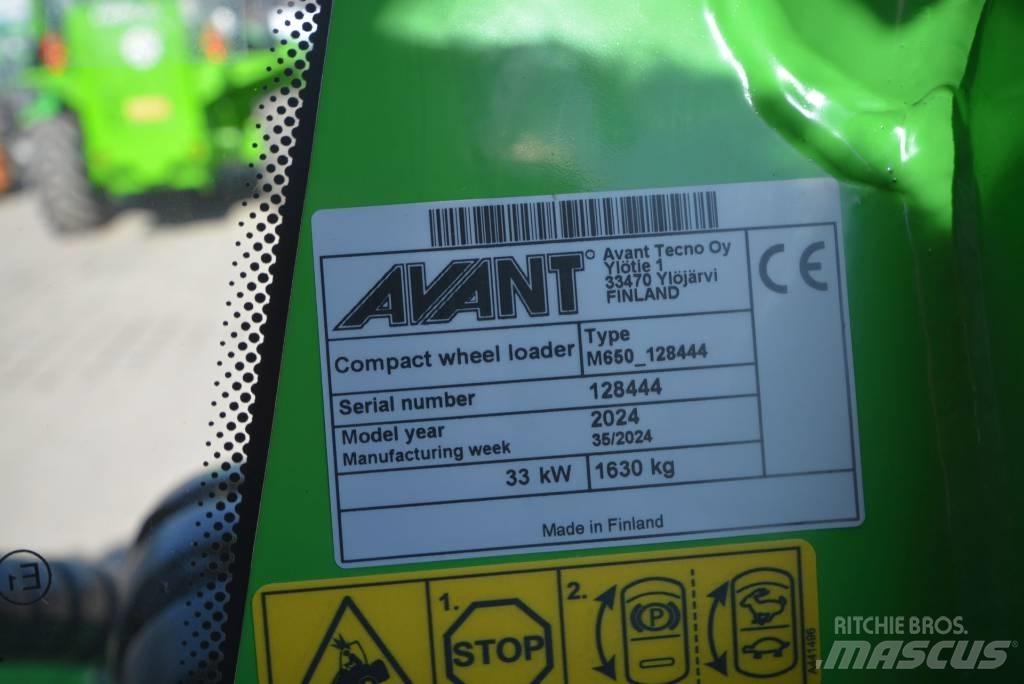 Avant 650 i Mini loaders