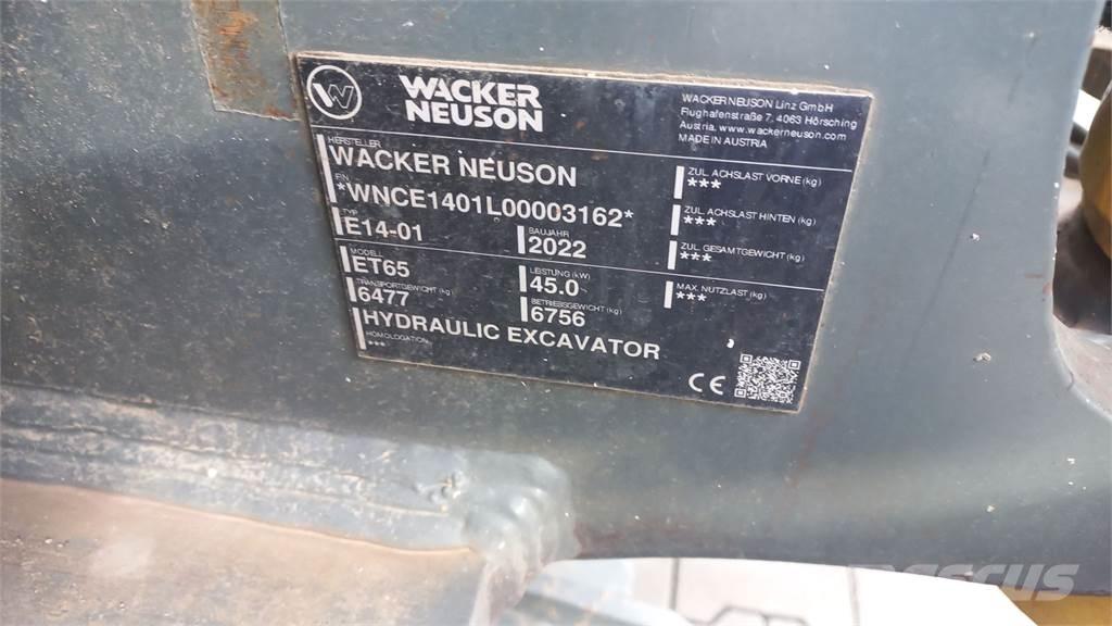 Wacker Neuson ET65 Crawler excavators