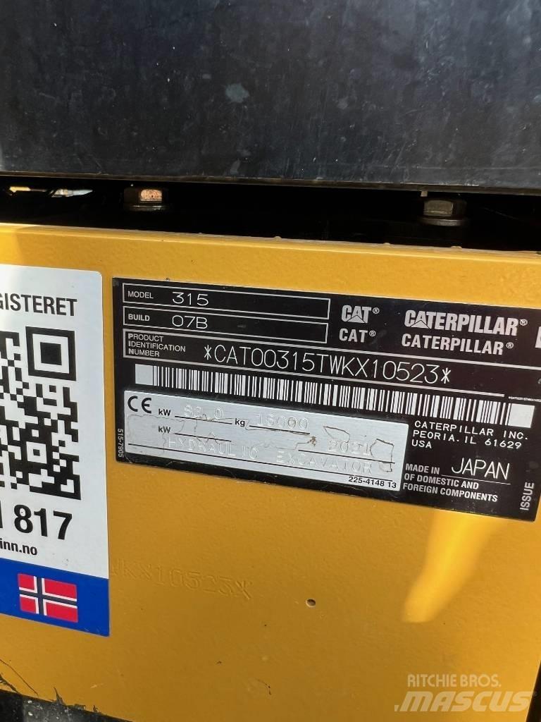 CAT 315 Crawler excavators