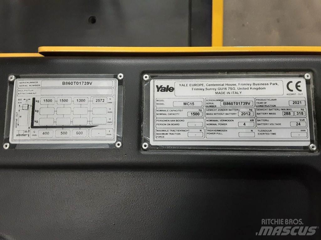Yale MC15 Reach trucks