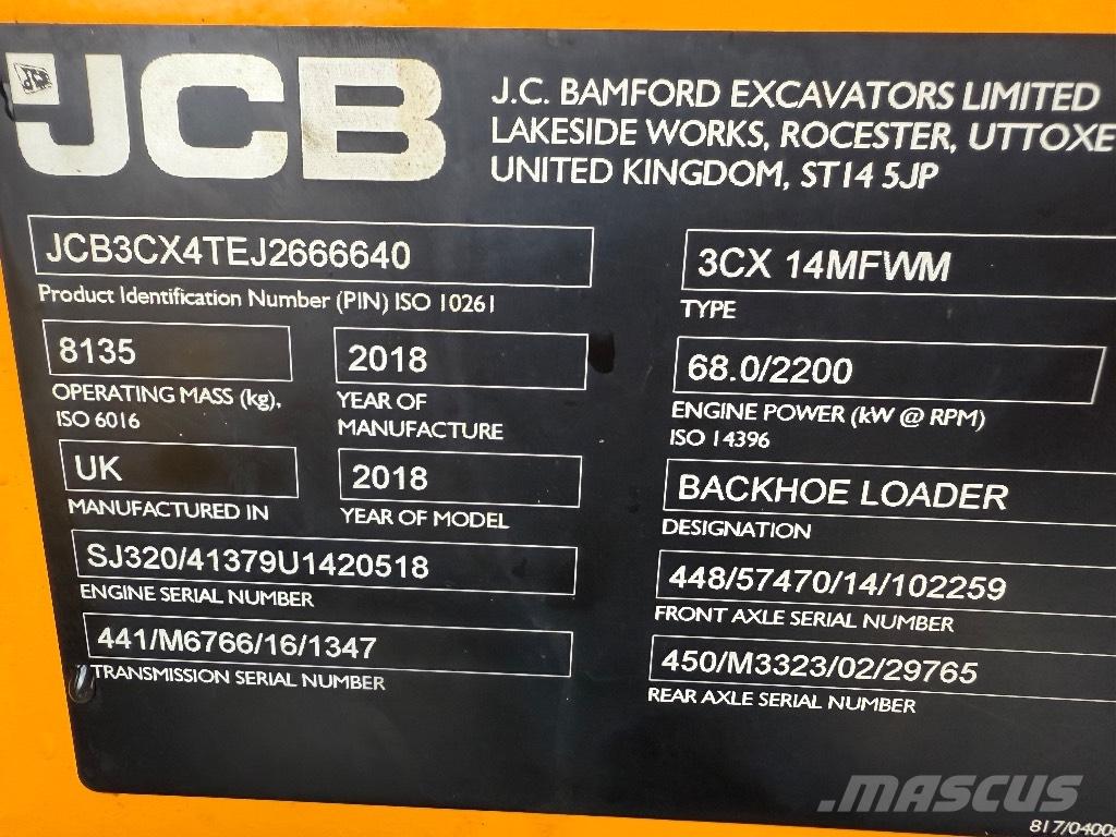 JCB 3cx Backhoe loaders