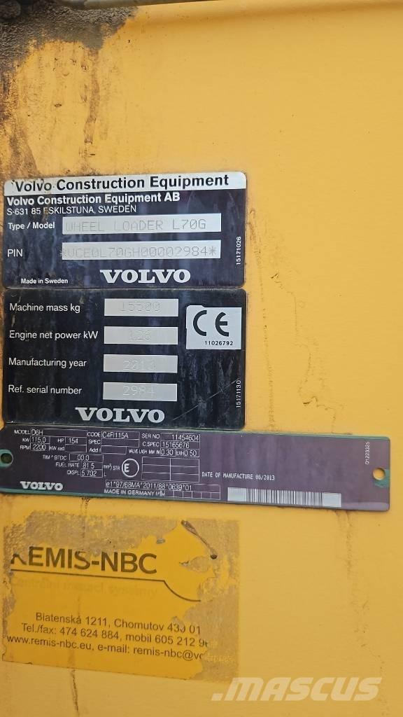 Volvo L 70 G Wheel loaders