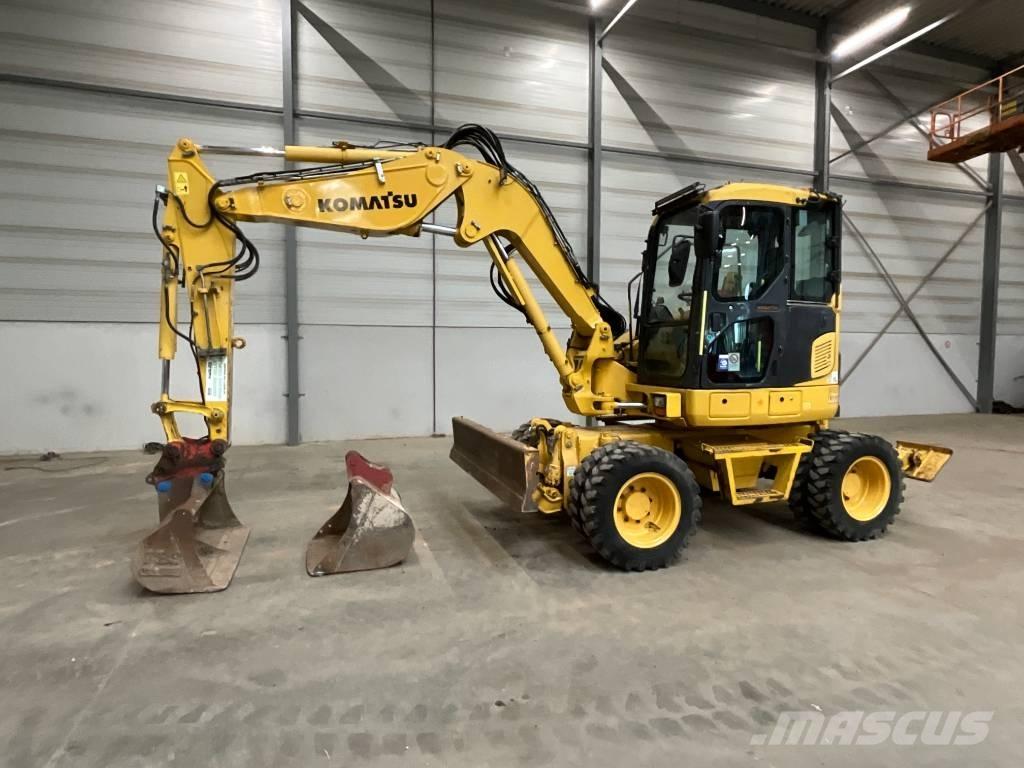 Komatsu PW 98 MR-8 Wheeled excavators