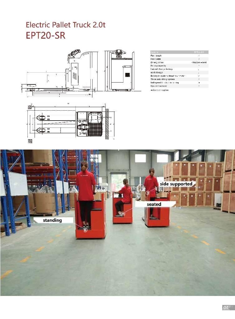 EP EPT20-SR Low lifter with platform