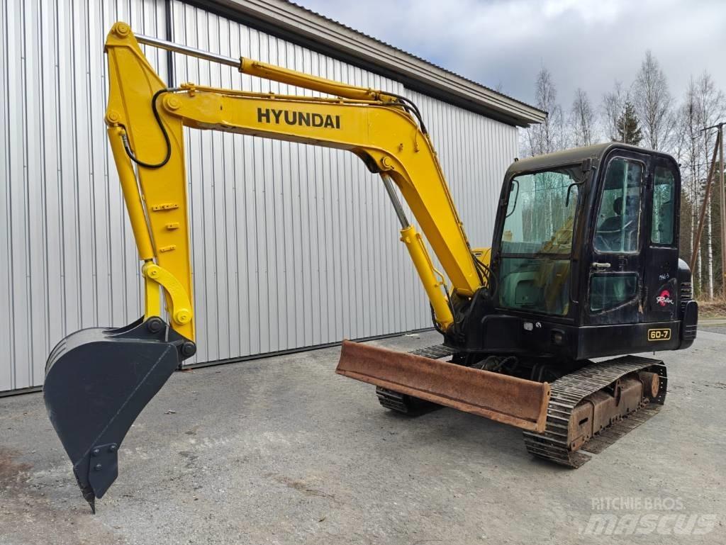 Hyundai R 60-7 Mini excavators < 7t (Mini diggers)