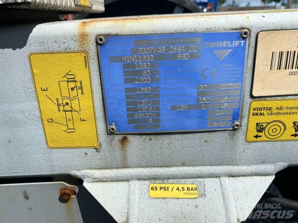 Omme Mini 12 EBJ Trailer mounted aerial platforms