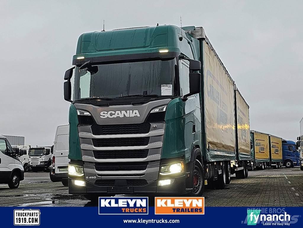 Scania S450 6x2*4 Curtainsider trucks