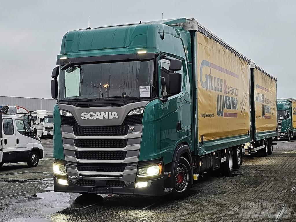 Scania S450 6x2*4 Curtainsider trucks