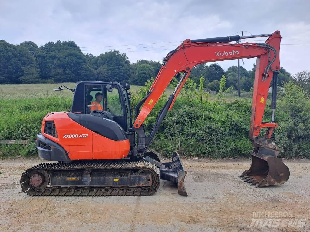 Kubota KX 080-4 Midi excavators  7t - 12t