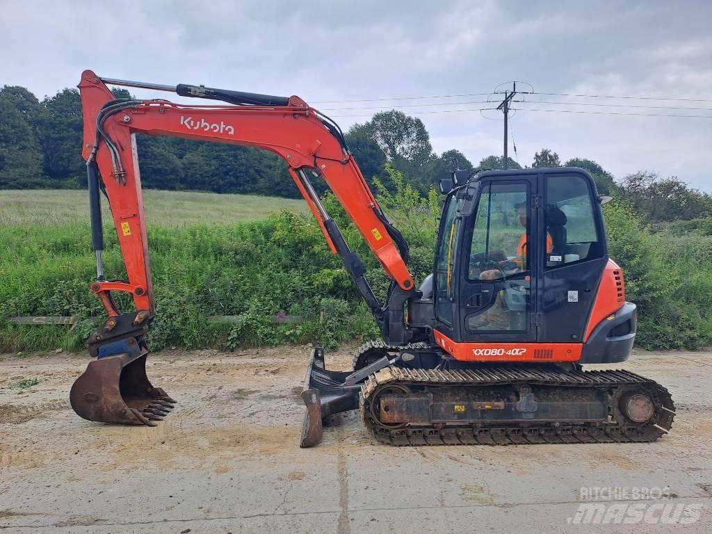Kubota KX 080-4 Midi excavators  7t - 12t