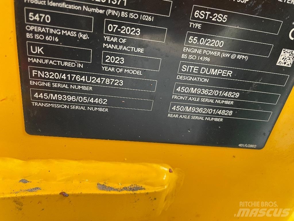 JCB 6 T Site dumpers