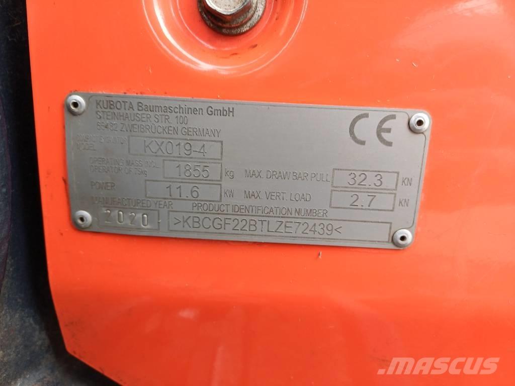 Kubota KX 019-4 Mini excavators < 7t (Mini diggers)