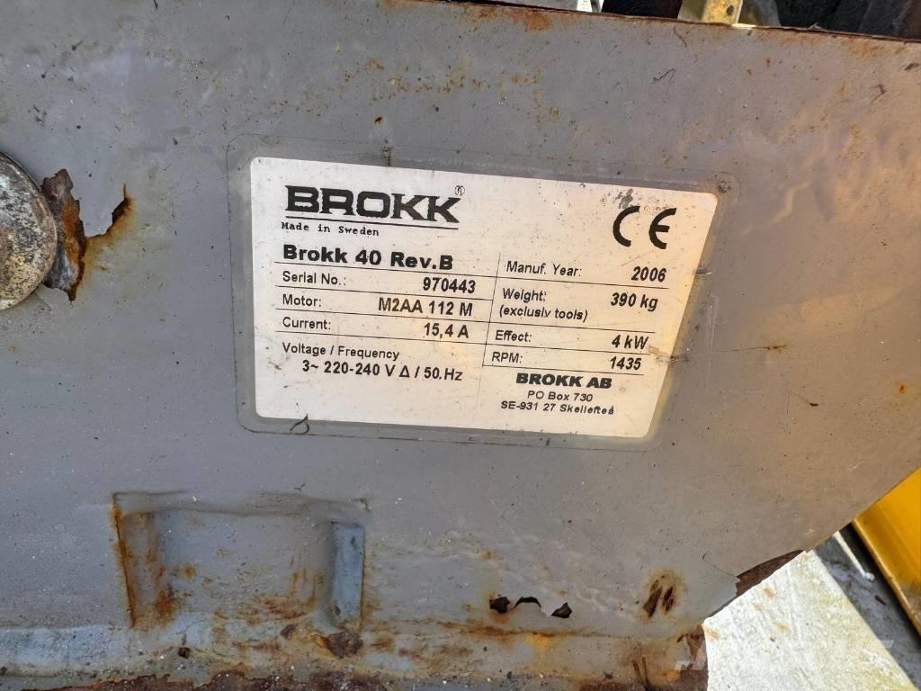 Brokk 40 Demolition excavators