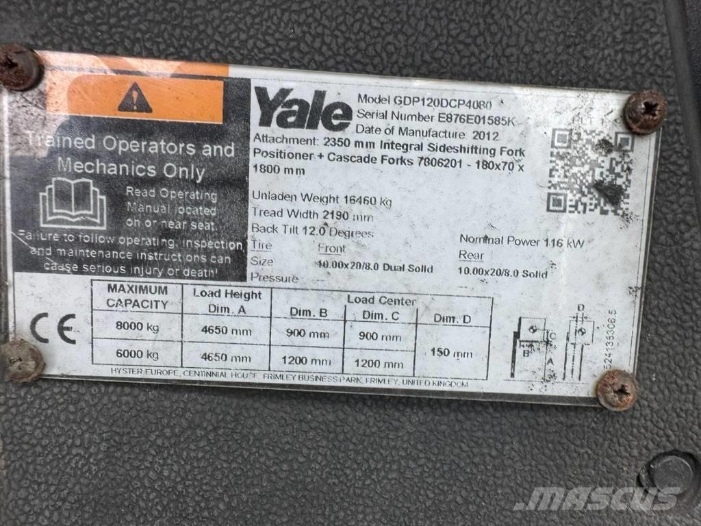 Yale GDP120 Diesel trucks