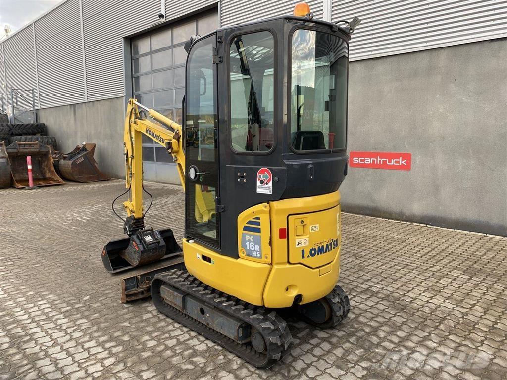 Komatsu PC16 Wheeled excavators
