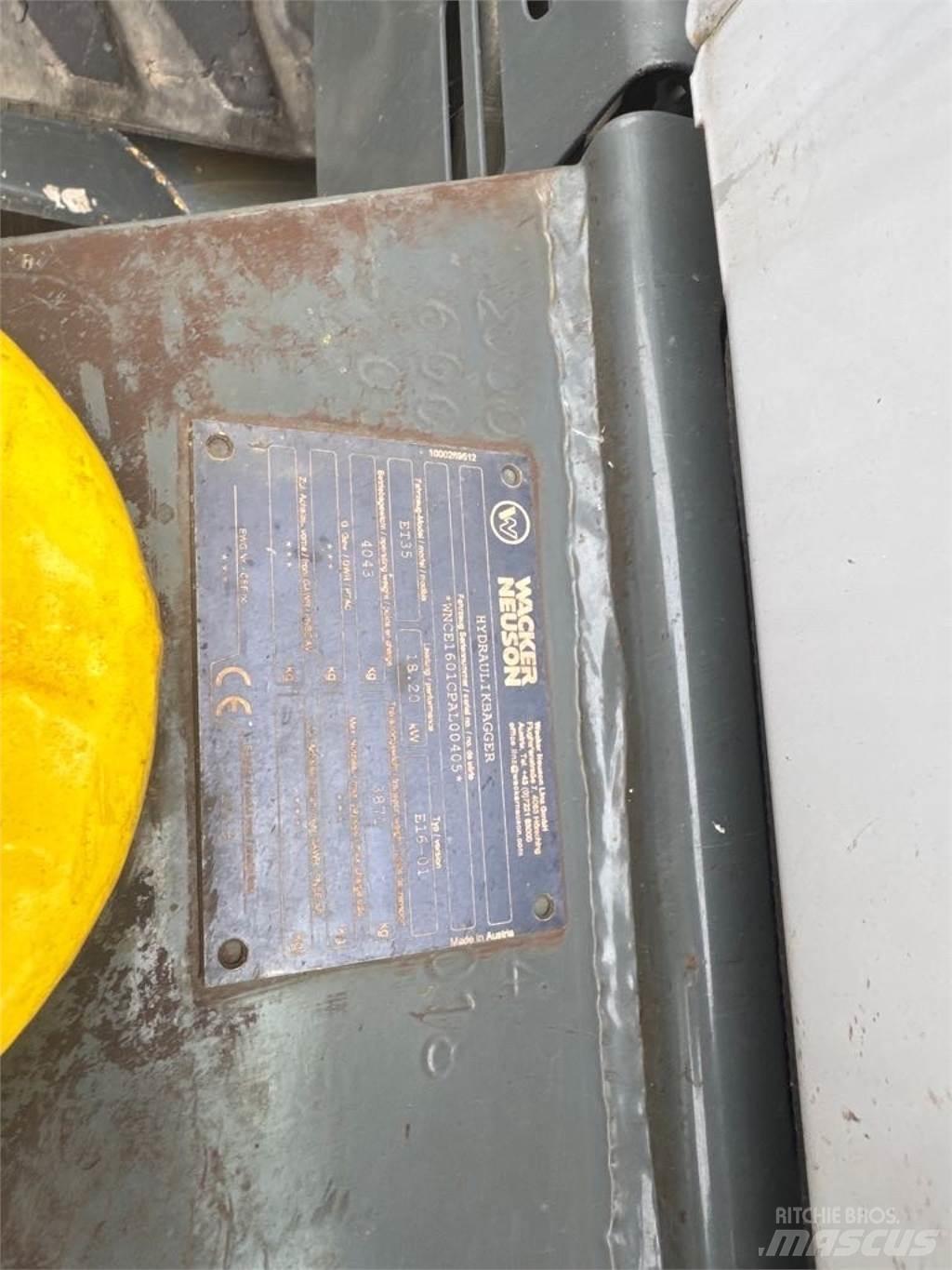 Wacker Neuson ET35 Crawler excavators