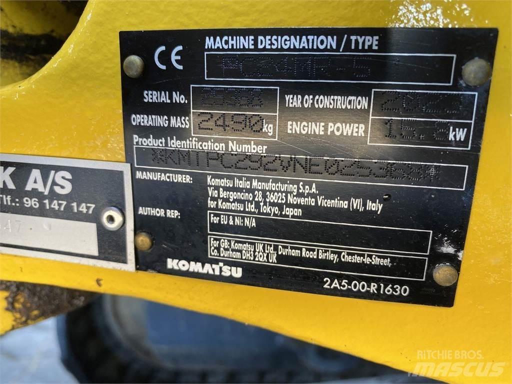 Komatsu PC24MR-5 Wheeled excavators