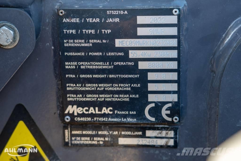 Mecalac 9 MWR NG Midi excavators  7t - 12t