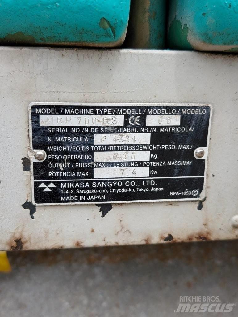 Mikasa MRH 700 DS Soil compactors