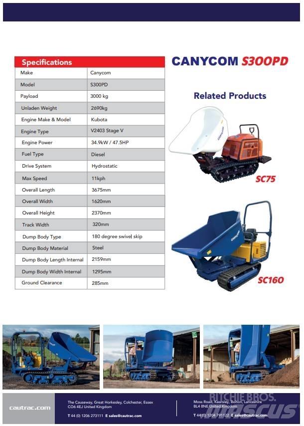 Canycom s300 Tracked dumpers