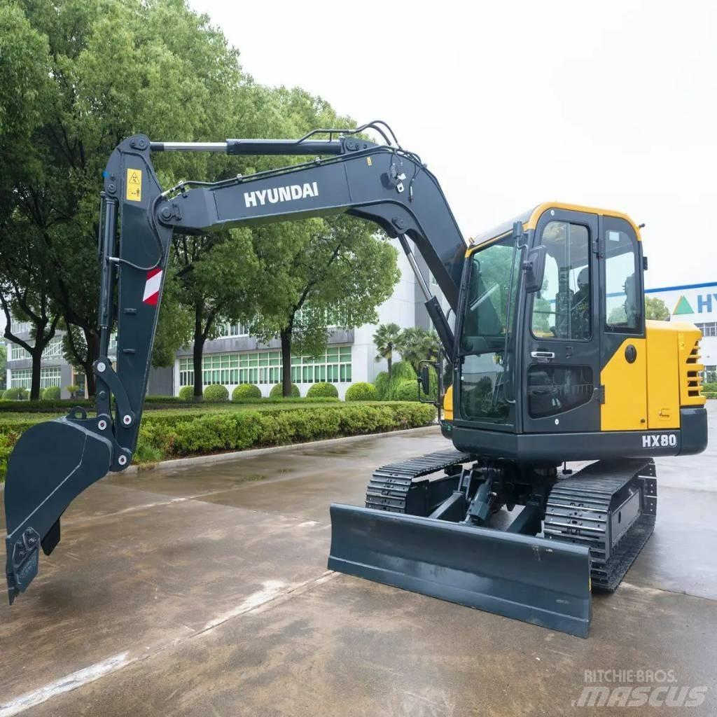 Hyundai HX80 Midi excavators  7t - 12t