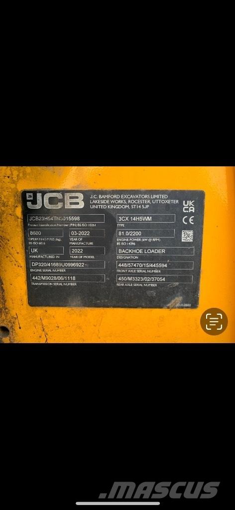 JCB 3 CX Backhoe loaders