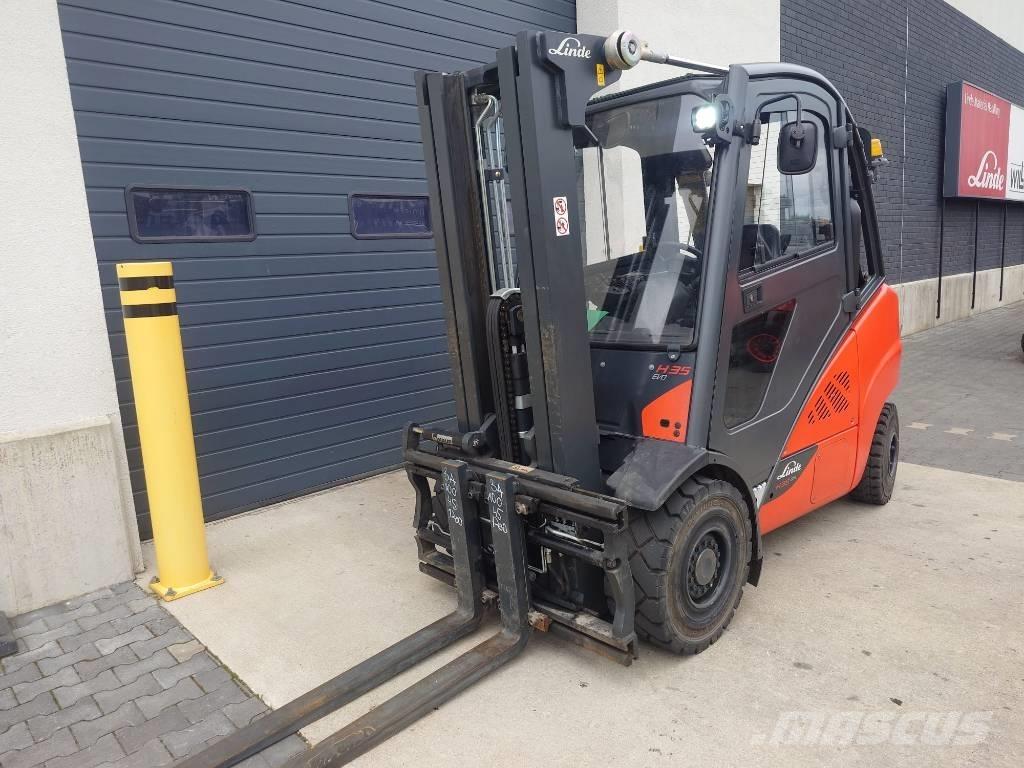 Linde H35T/393-02 LPG trucks