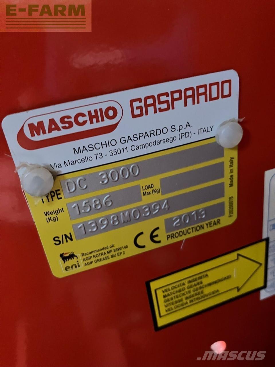 Maschio DC 3000 Power harrows and rototillers