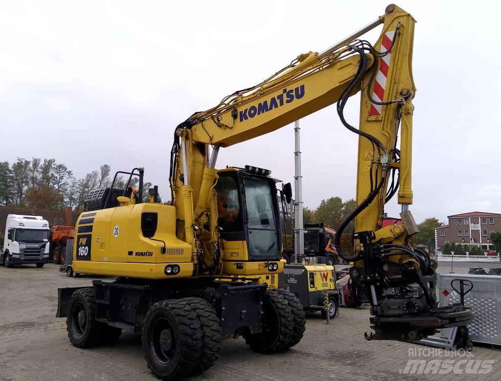 Komatsu PW160-11 Wheeled excavators