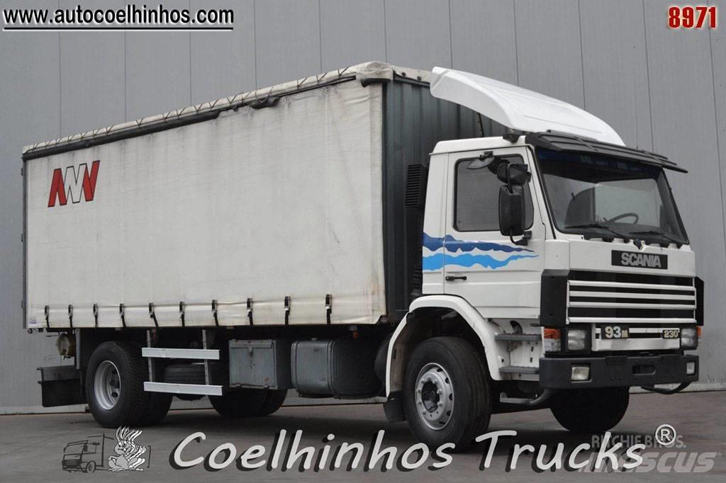 Scania 93M 230 Curtainsider trucks
