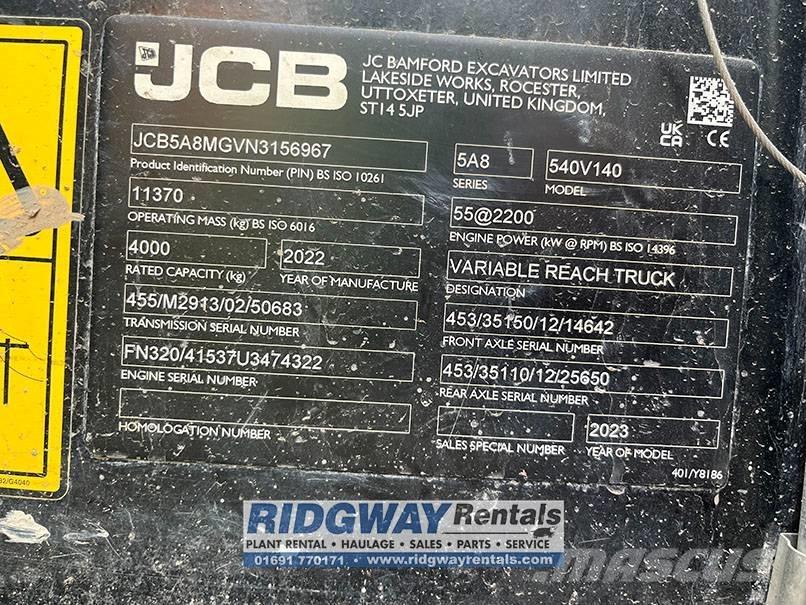 JCB 540-140 Telescopic handlers