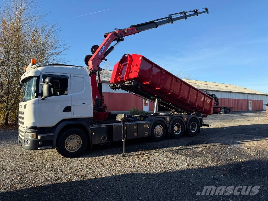 Scania G490 8x2 Cable lift demountable trucks