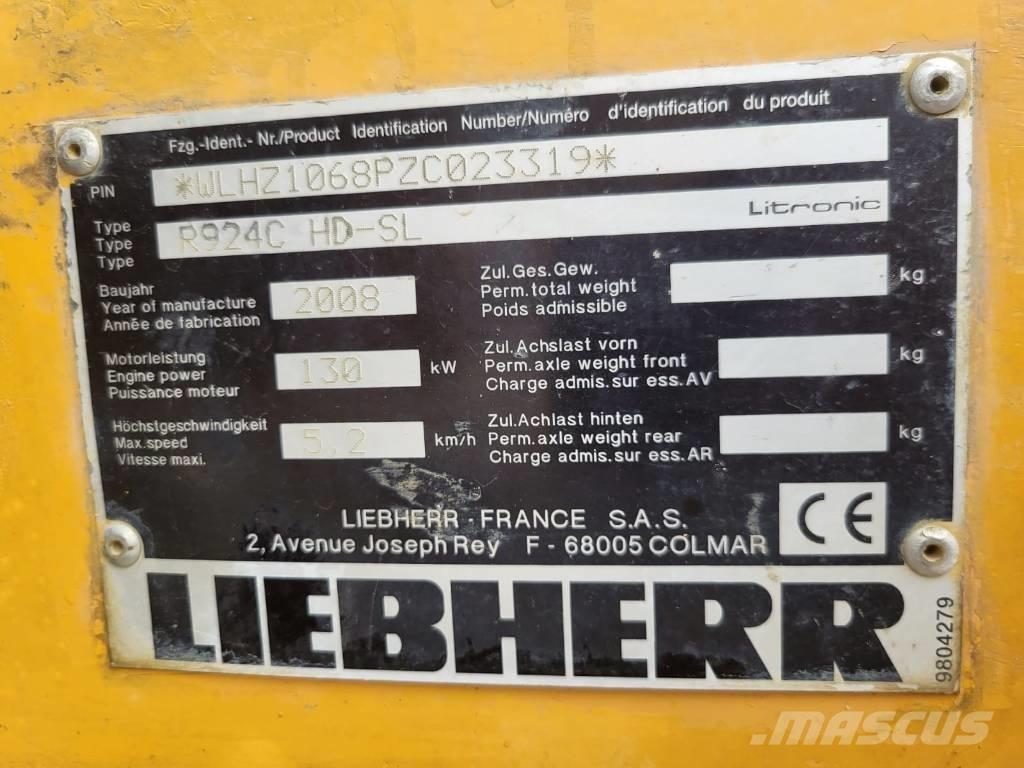 Liebherr R924 C SL Crawler excavators