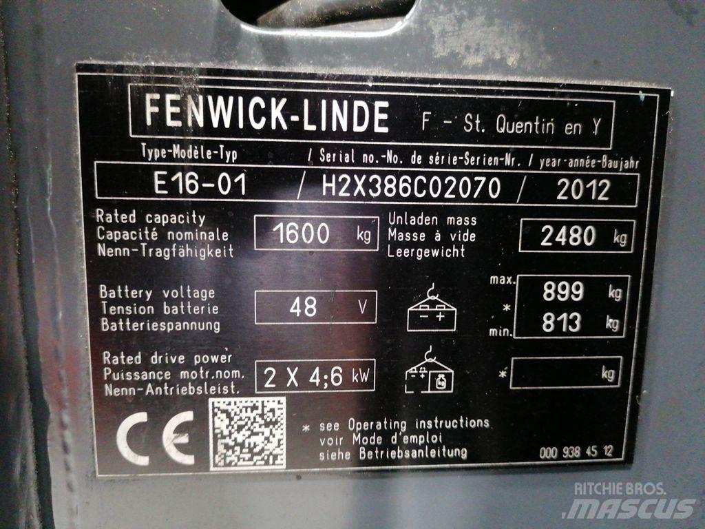 Linde E16-01 Electric forklift trucks