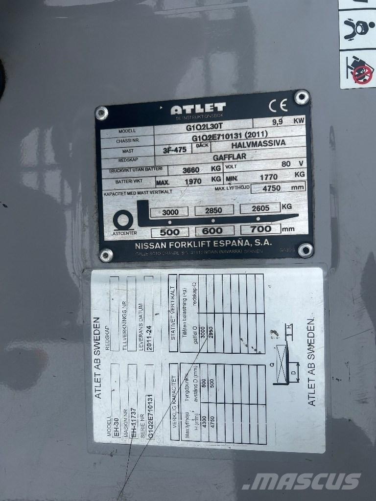 Atlet L30T Electric forklift trucks