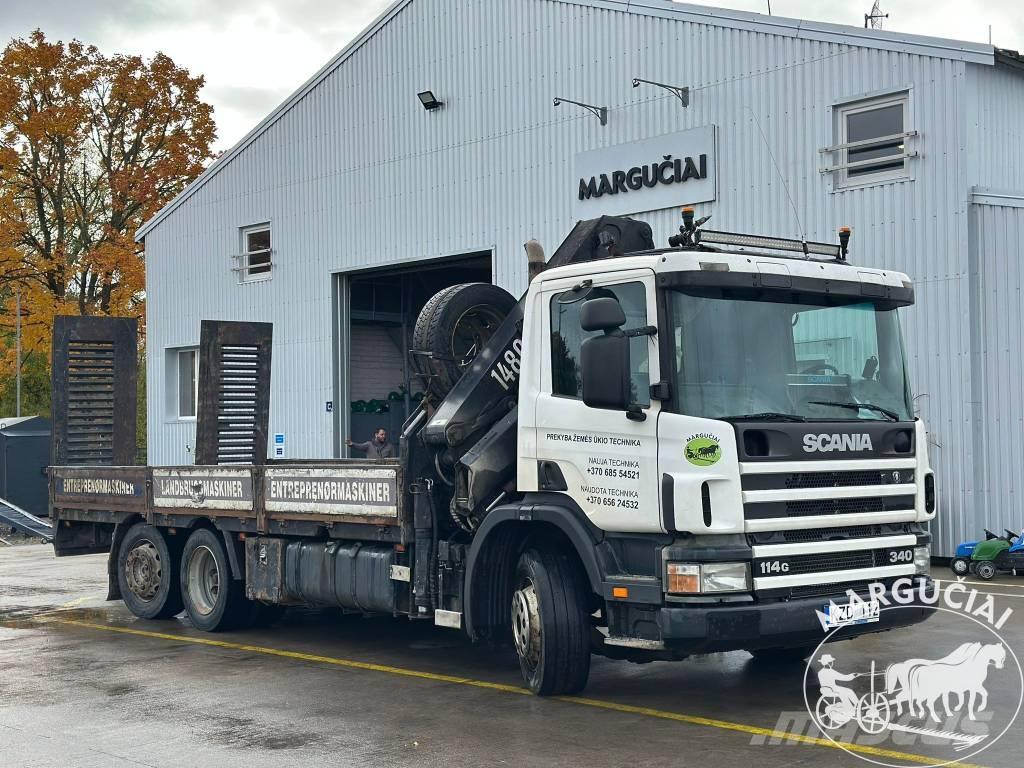 Scania 114G 340 Crane trucks