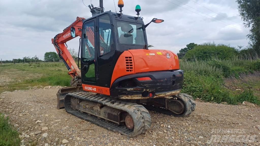 Kubota KX 080-4 Midi excavators  7t - 12t