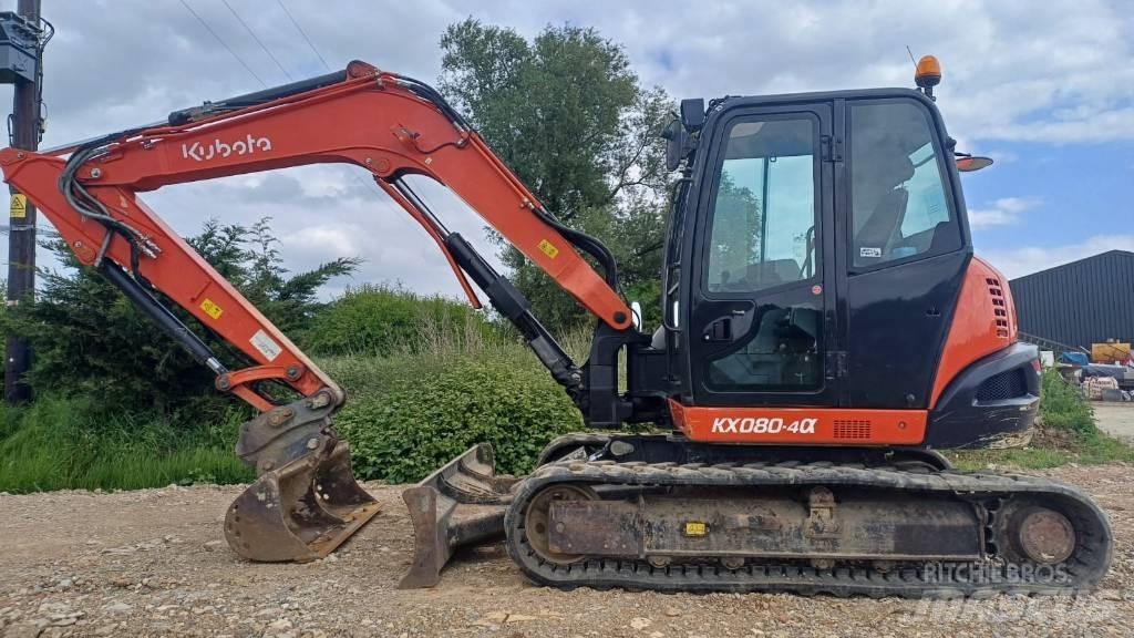 Kubota KX 080-4 Midi excavators  7t - 12t
